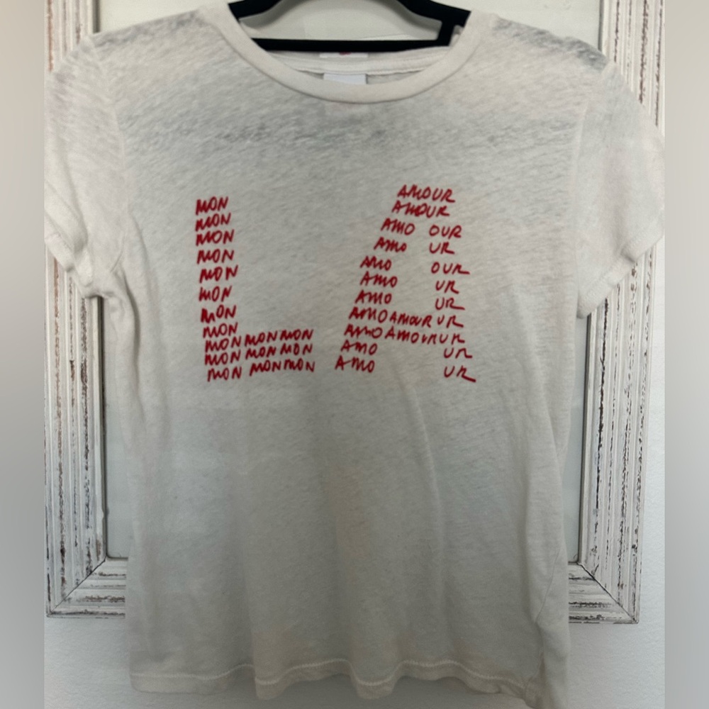 MOTHER  LA love tee T shirt